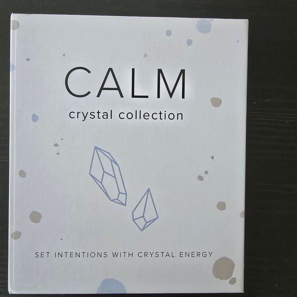 NIB Shoppe Geo RETIRED Crystal Collection CALM Raw Stones, Meditation, Wellness